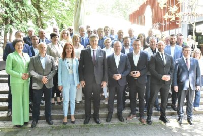 FOTO Stričak poručio kako puni optimizma kreću u drugi krug, u tome imaju i podršku Plenkovića