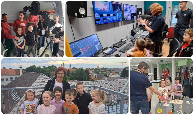 FOTO &quot;Žabice&quot; u Elektrostrojarskoj školi: doznali sve o robotima, a bili i u zvjezdarnici
