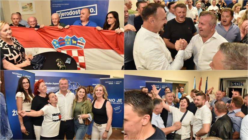 NAJBOLJI TRENUCI Pogledajte kako se slavilo u HDZ-ovom stožeru