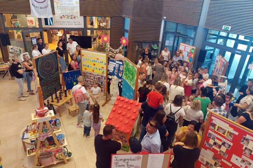 FOTO Otvorena izložba Dječjeg vrtića Novi Marof - &quot;Dječja kreativa izvan okvira&quot;
