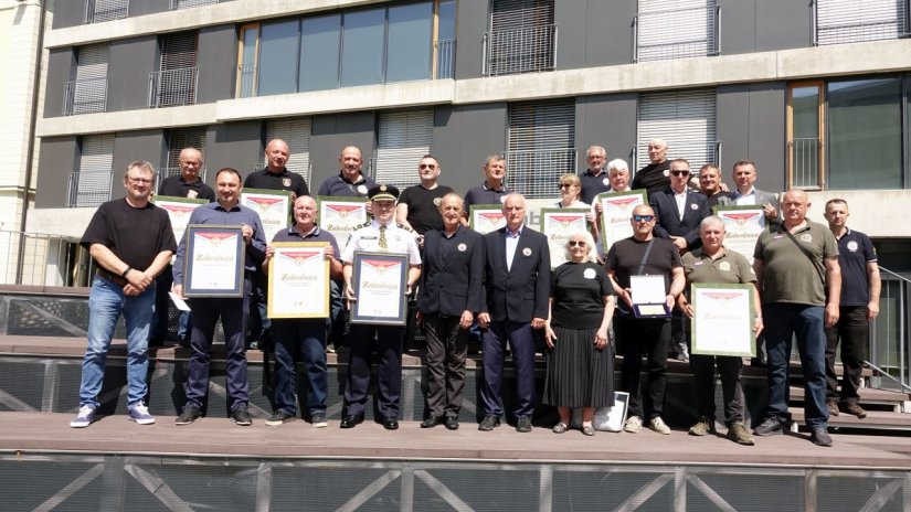 FOTO Dragovoljci i veterani Domovinskog rata Varaždinske županije obilježili 30. obljetnicu postojanja
