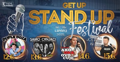 Dobitnici karata za GET UP STAND UP fesetival vol. 2 su...