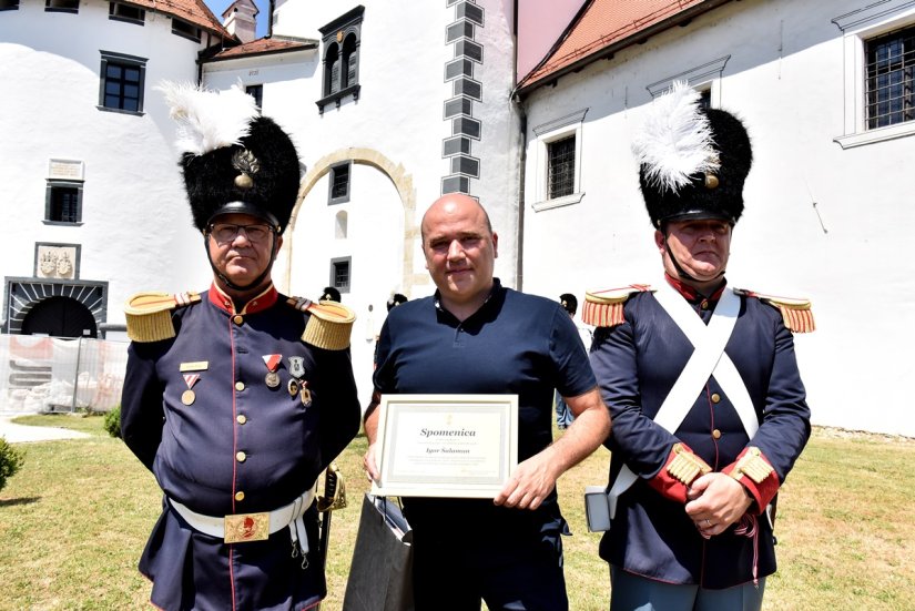 FOTO Pucanj iz topa posvećen predsjedniku Plesnog kluba Takt Varaždin Igoru Šalamunu