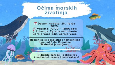 Očima morskih životinja: Radionica Udruge Ane u Gornjoj Voći