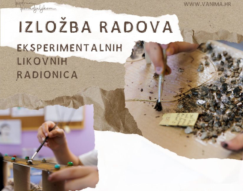U sklopu &quot;Podruma ponedjeljkom&quot; skupna izložba radova polaznika eksperimentalno likovnih radionica
