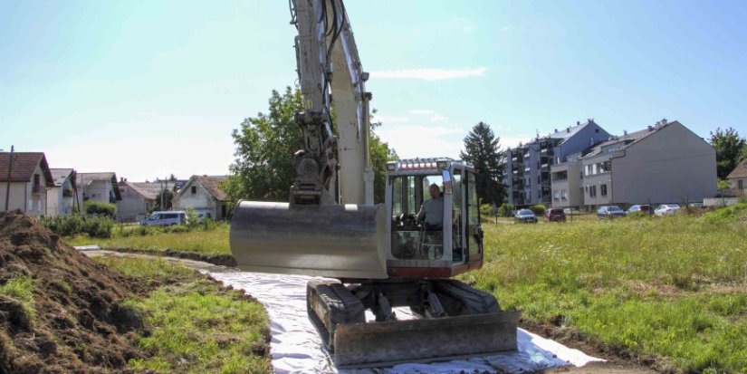 Završeni zemljani radovi na uređenju odvojka Ulice Ljudevita Gaja