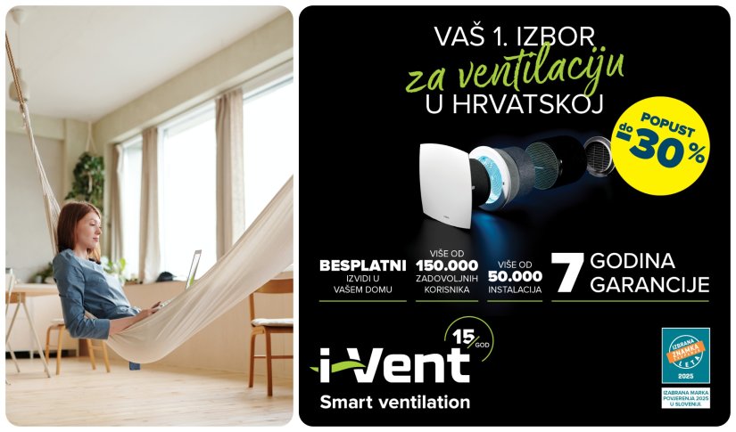 I-VENT ”Zrak kao da spavamo u prirodi!”