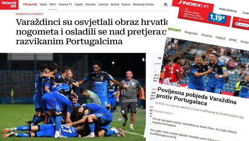 Povijesna pobjeda Varaždina - Varaždinci osvjetlali obraz hrvatskog nogometa!