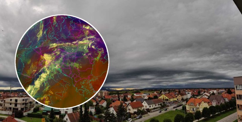 Stiže snažnija promjena vremena, mogući olujni vjetar, tuča...