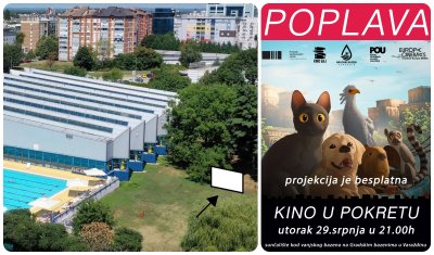 LJETNO KINO Na Varteksovim bazenima u utorak projekcija animiranog filma &quot;Poplava&quot;