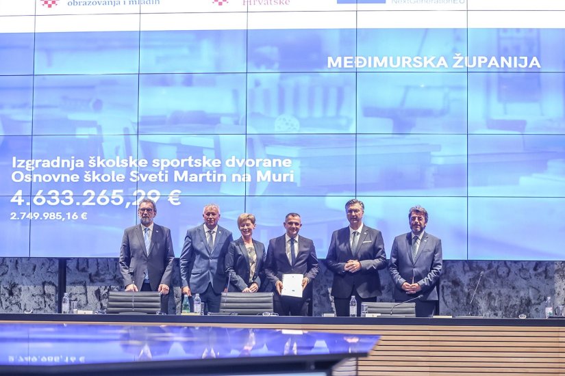 Ugovor o sufinanciranju izgradnje sportske dvorane u Sv. Martinu na Muri