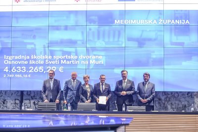 Ugovor o sufinanciranju izgradnje sportske dvorane u Sv. Martinu na Muri