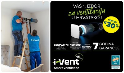 I-VENT Imate problema s vlagom i plijesni u kupaonici? Bez brige, imamo rješenje!