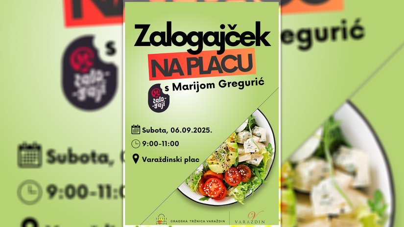 Zalogajček na placu s Marijom Gregurić - subotnji gastro užitak