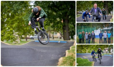 FOTO Otvoren pumptrack poligon u Parku mladih u Varaždinu. &quot;Ovakvo nešto nema nigdje u okolici&quot;