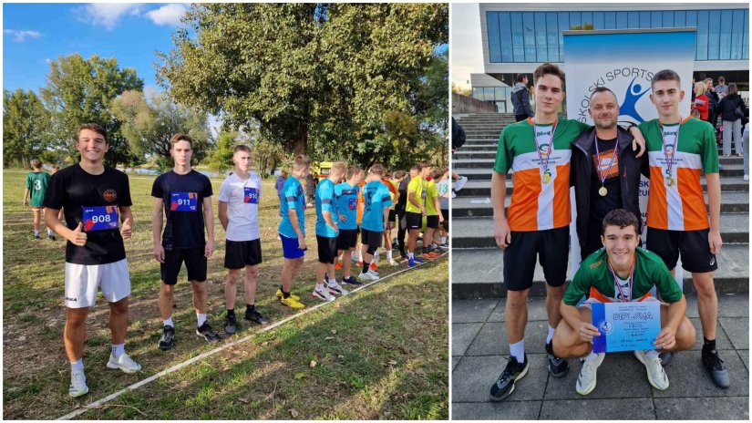 Učenici Srednje škole Novi Marof prvi na županijskom natjecanju u krosu
