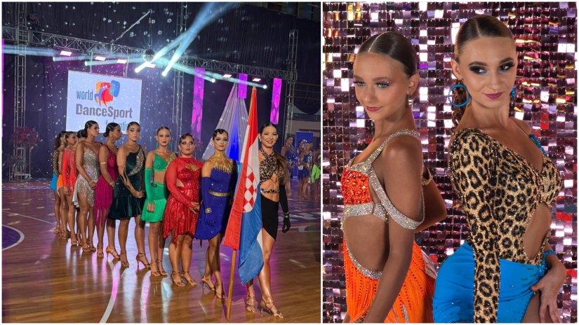 Marta Majcen i Anja Strelec iz PK Takta postigle vrhunske rezultate na WDSF Balkan Championshipu