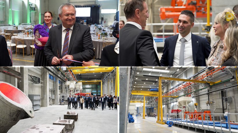VIDEO MIV svečano otvorio novu halu vrijednu 30 mil. €: &quot;Ovdje će se lijevati 3.000 tona metala&quot;
