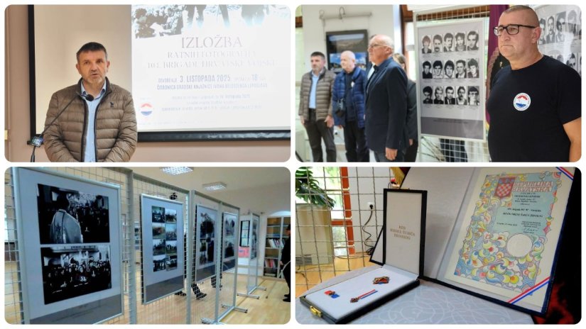Ratne fotografije 104. brigade Hrvatske vojske izložene u lepoglavskoj Gradskoj knjižnici