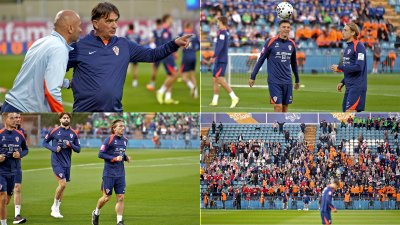 VIDEO, FOTO Bili smo na treningu reprezentacije, Luka Modrić dobio ovacije