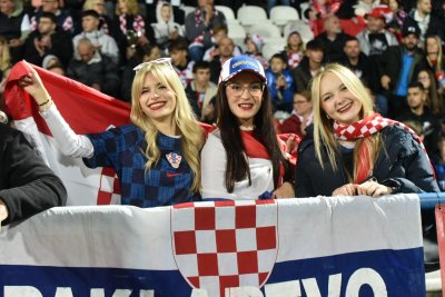 FOTO Hrvatska reprezentacija nakon više od 20 godina igra službenu utakmicu u Varaždinu