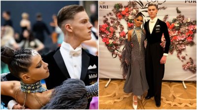 Mladi plesni par iz SPK Valcer Varaždin u četvrtfinalu Svjetskog prvenstva