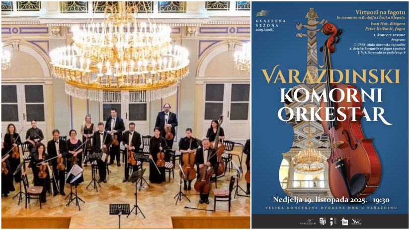 Varaždinski komorni orkestar: Nova sezona počinje koncertom u Velikoj koncertnoj dvorani HNK Varaždin