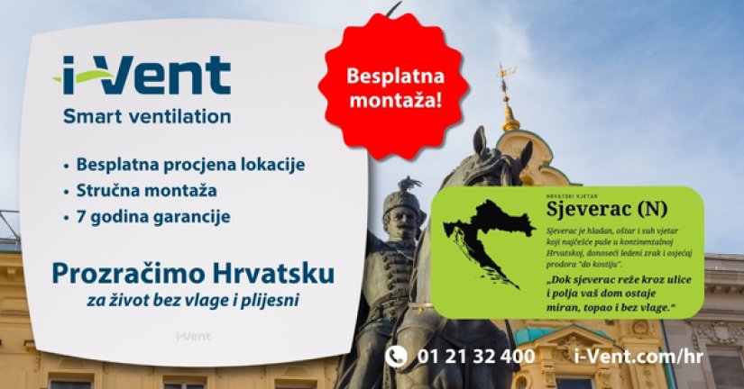 I-VENT Zatvoreni prozori, a kuća diše!