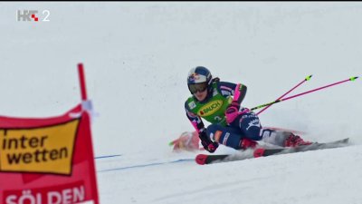 Zrinka Ljutić treća nakon prve vožnje veleslaloma na otvaranju sezone Svjetskog kupa