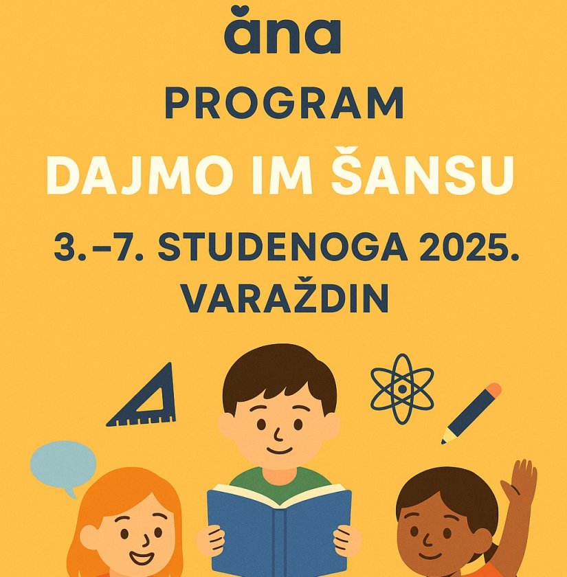 Djeca Varaždina i okolice imaju priliku učiti uz podršku programa „Dajmo im šansu“