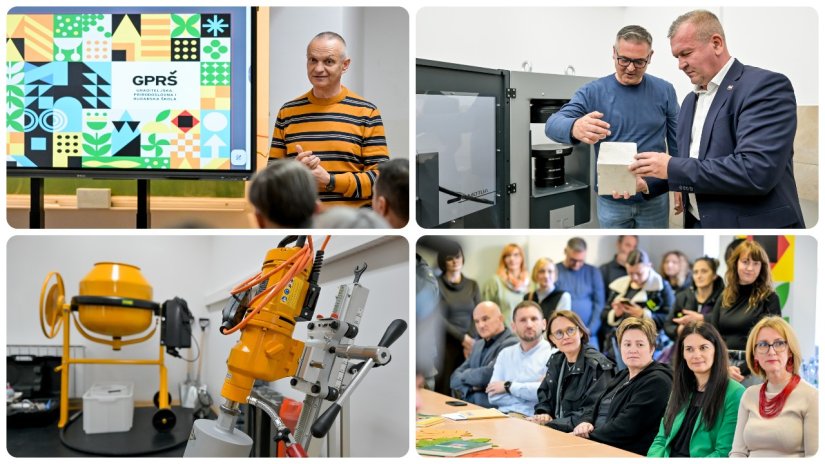 Otvoren novi laboratorij za graditeljstvo u Varaždinu, koji omogućuje učenje uz suvremenu opremu