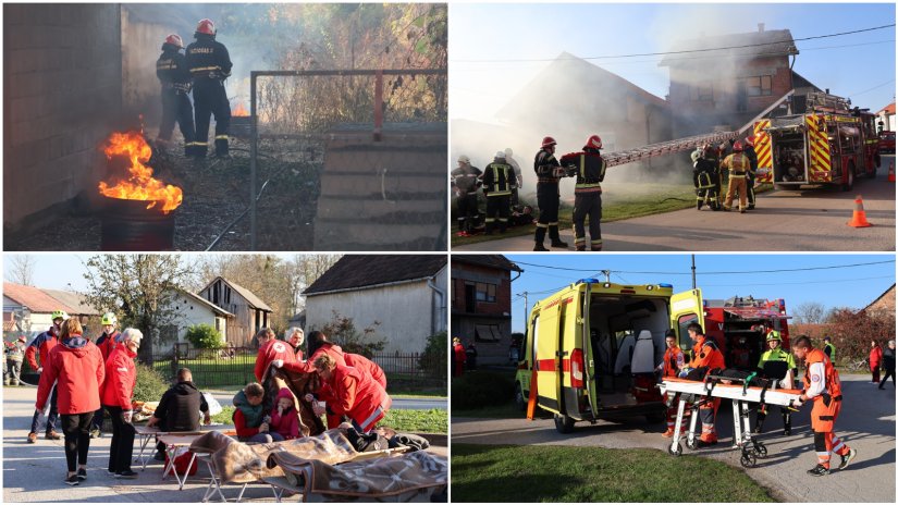 FOTO Pokaznom vježbom &quot;Madaraševec 2025&quot; žurne službe pokazale svoju spremnost