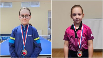 Franka druga, Tesa treća na regionalnom stolnoteniskom turniru u Šenkovcu