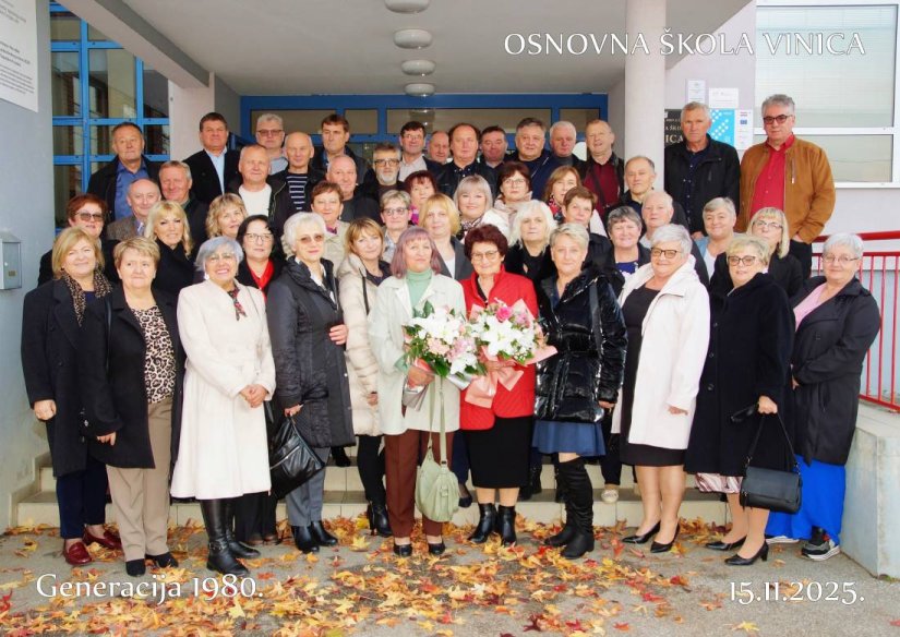 FOTO Nakon 45 godina nekadašnji učenici Osnovne škole Vinica ponovno na okupu