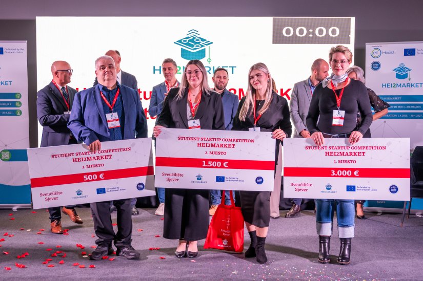 SVEUČILIŠTE SJEVER Natjecanje u sklopu projekta HEI2MARKET - tko su bili najuspješniji studenti?