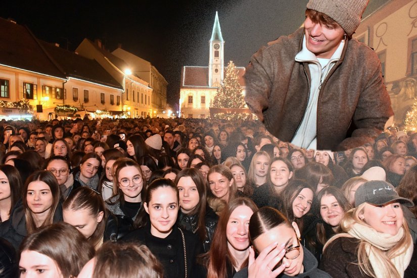 FOTO Za publiku Jakova Jozinovića varaždinsko Korzo bilo je premalo!