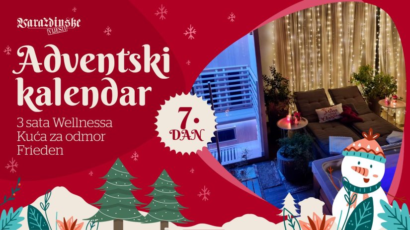 Adventsko darivanje: Poklanjamo tri sata wellnessa u Kući za odmor Frieden