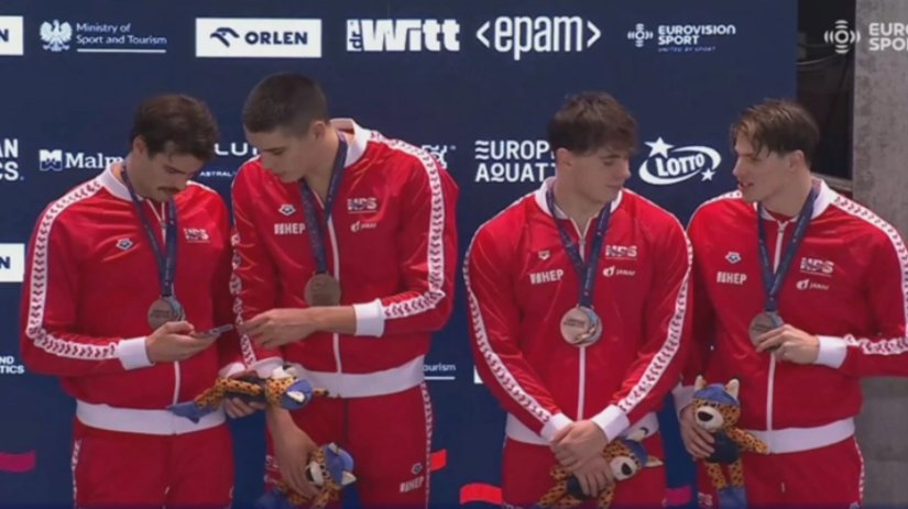 Luka Cvetko u brončanoj hrvatskoj štafeti na Europskom prvenstvu