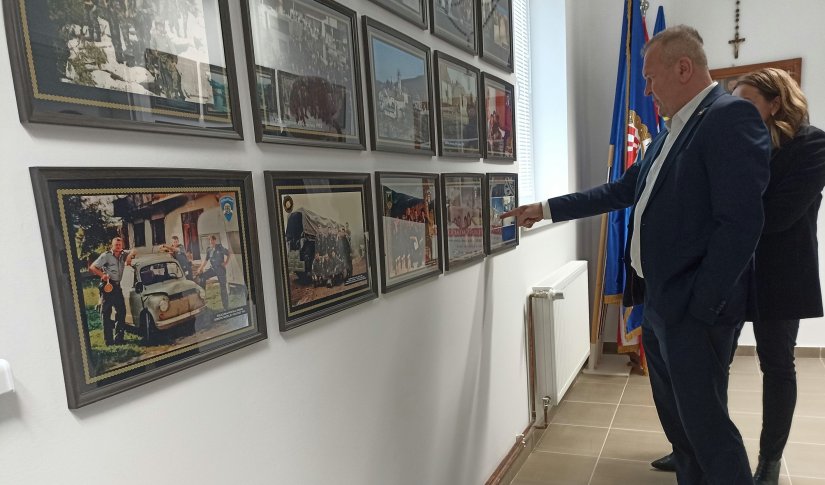FOTO Župan Stričak i pročelnica Skoko u posjeti Memorijalnom centru Domovinskog rata Ivanec