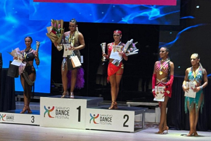 Stefani Hrman prvim hrvatskim zlatom u solo disciplini najbolja na svjetskom kupu u LA plesovima