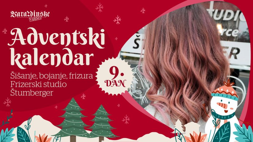 Adventsko darivanje: Poklanjamo šišanje, bojanje i frizuru u Frizerskom studiju Štumberger