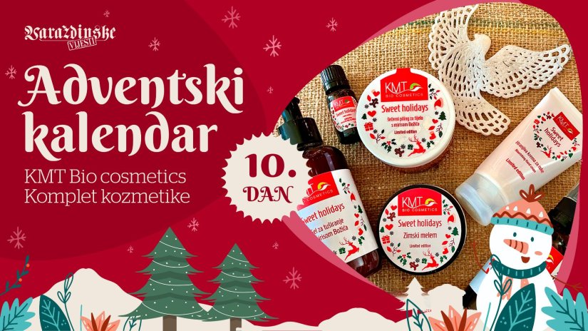 Adventsko darivanje: Poklanjamo komplet kozmetike KMT Bio cosmetics