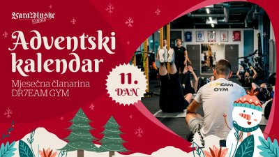 Adventsko darivanje: Poklanjamo mjesečnu članarinu u Dr7eam Gym Varaždin
