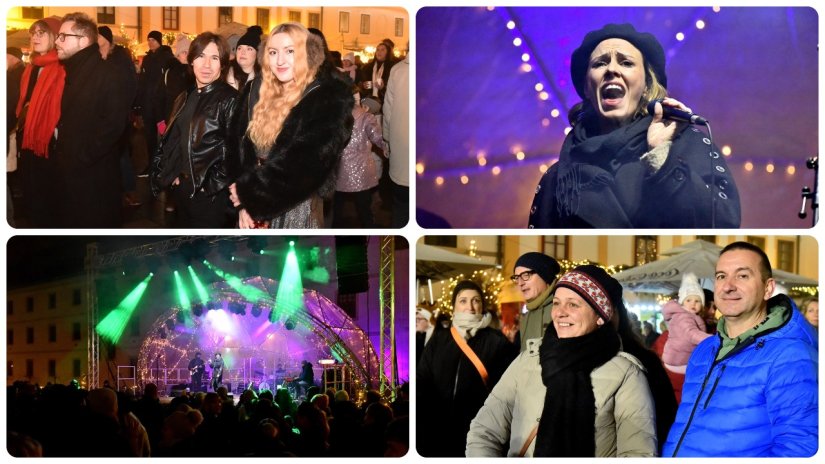 FOTO Večerašnji koncert Natali Dizdar privukao brojnu publiku na varaždinski Korzo