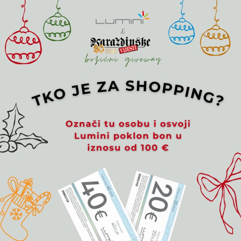 Dobitnik/ica poklon bona od 100 eura u Lumini centru je...