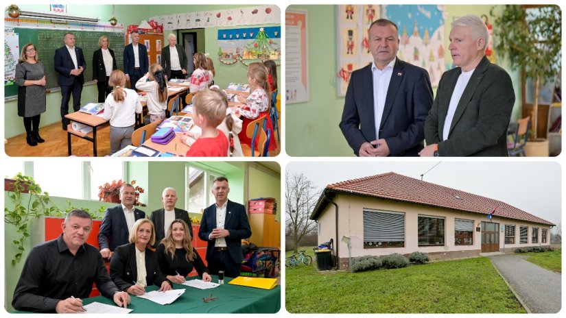 Potpisani ugovori za izgradnju &scaron;kolske sportske dvorane Područne &scaron;kole Svibovec Podravski