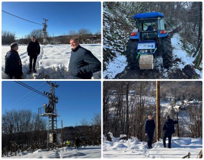 FOTO Načelnik Pintarić sa županom Stričakom na terenu: "Struja se uskoro vraća u sva domaćinstva"