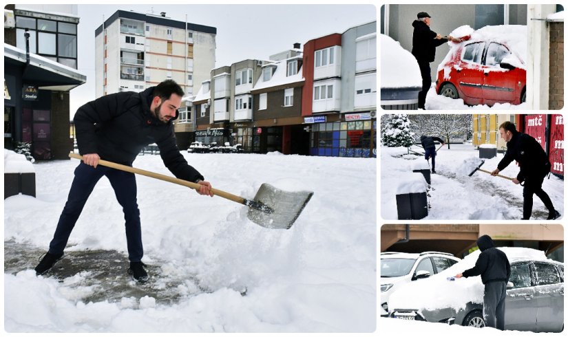 FOTO Snijeg razveselio, ali i zadao puno posla: lopate za snijeg "najtraženija roba"