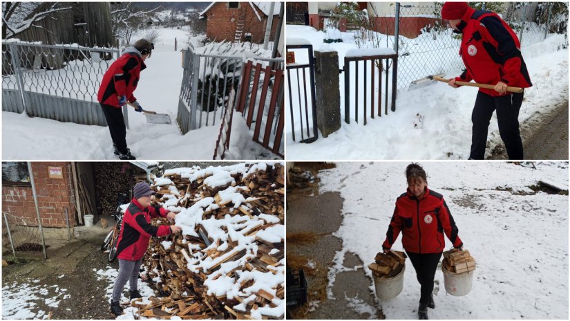 FOTO Briga ne poznaje vremenske uvjete: Gerontodomaćice pomažu starijim osobama