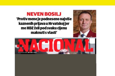 Bosilj: Imam najvi&scaron;e kaznenih prijava jer me HDZ želi maknuti